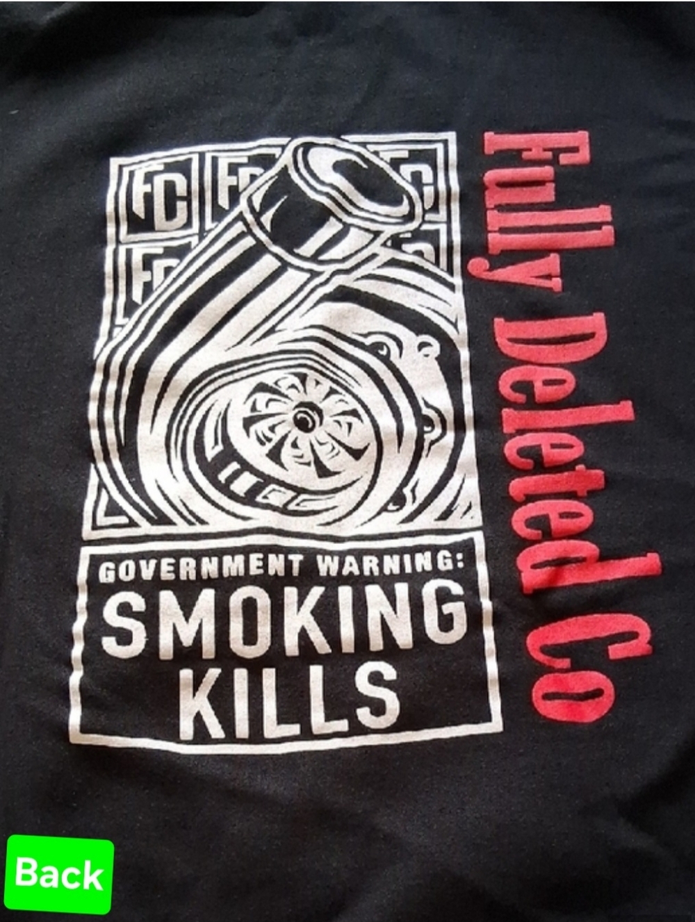 Deleted-Diesel Black Hoodie with Red and White Logo 2XL
